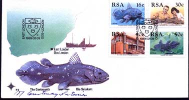 coelacanth commemorative cover