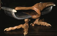 carved pterodactyl chair