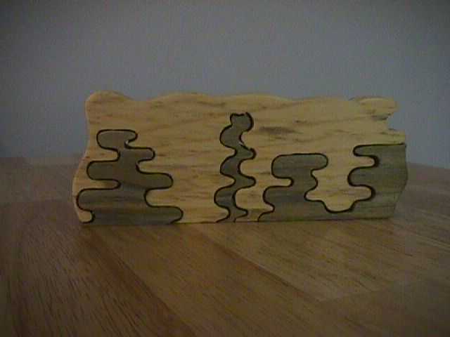 triple wavy puzzle-back